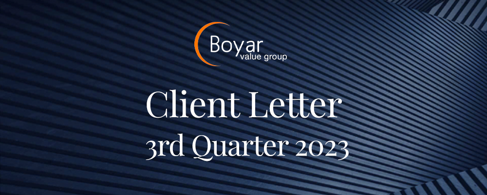 3Q 2023 Client Letter