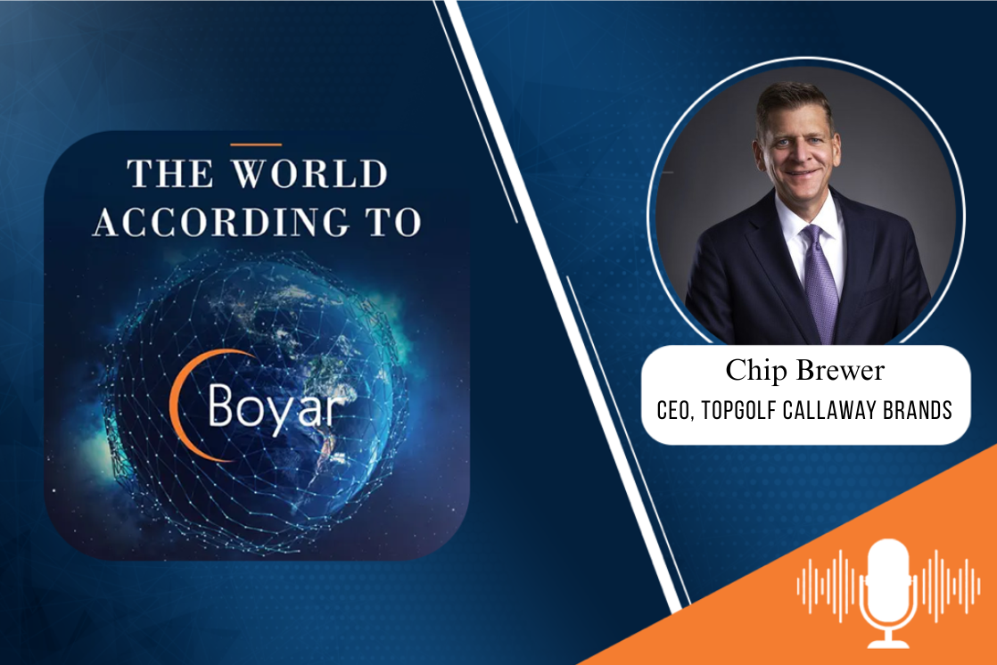 Chip Brewer, CEO of Topgolf Callaway Brands